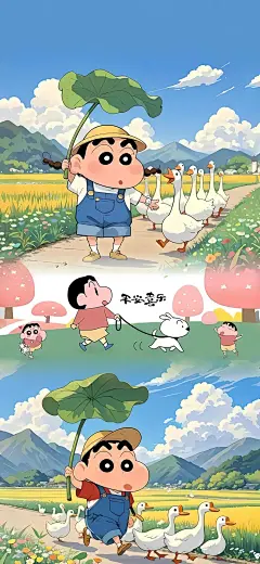 这蜡笔小新的壁纸太可爱啦 - 小红书