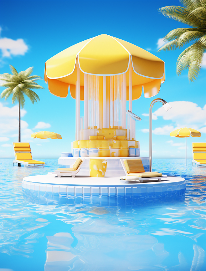 3d rendering of a fl...