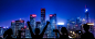 城市建筑酷炫夜景灯光人物剪影banner 设计图片 免费下载 页面网页 平面电商 创意素材