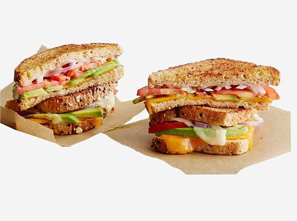 三明治汉堡高清素材 午餐肉 早餐 营养 ...