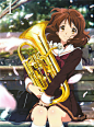 【吹响！上低音号】黄前久美子图片欣赏！..·˙·★_看图_动漫奇迹吧_百度贴吧