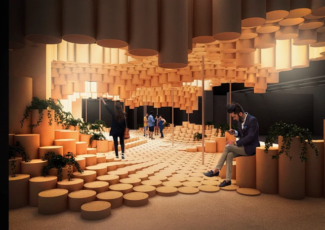 architecture Computation digital fabrication Exhibition instalación ...