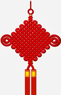 高清创意手绘中国元素红色的中国节_新图网 https://ixintu.com 创意 元素 红色 中国