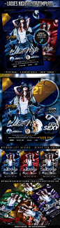 Ladies Night Flyer Template - GraphicRiver Item for Sale