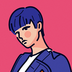 Summer看看世界采集到插画_头像