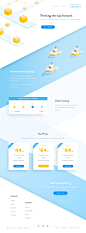 Logistics Landing Page on Behance