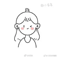 一组原创简笔画小头像
（by：小车车学画画） ​​​​