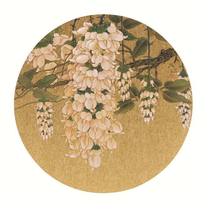 【处处闻啼鸟-黄浩深花鸟国画-纸本(20...