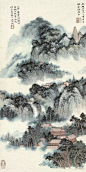吴湖帆五十幅经典山水画高清欣赏