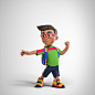 FTD - Super Accion : Editora FTD called us to create a character for the new collection of textbooks called Super Action. A smart boy full of energy that appears in three different ages.