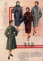 1957年上海市服装公司的一本服装样本，这设计也是很有味道。