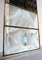 ANTHROPOLOGIE store window in Manhattan. #retail #merchandising #window_display