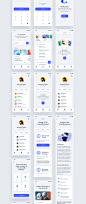 Estudio - Educational Mobile App UI Kit : Estudio Mobile App UI Kit is an educational app focused on improving the experience of learning courses online. This UI Kit contains 58 UI screens. 29 screen per each theme. Dark & Light modes. Compatible with