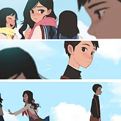浪漫爱情插画美图