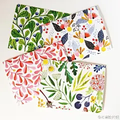 手绘线条 色彩 人物 背景 壁纸 插画 手绘