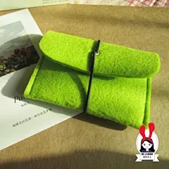 【HI J-sun】无印良品风 简约羊毛毡零钱包 MP3包 卡包 名片包-淘宝网