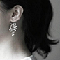 台湾Moorigin卯设计首饰:白钢项链&耳环 | Magibuy美奇#饰品# #耳环# #创意设计#