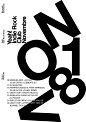 最新10月国外字体海报设计欣赏 : 字体下载,字由是为设计师量身定做的一款字体管理工具。这里收集了国内外上千款精选字体，不仅让你轻松、自由和高效的使用字体，还为你展示了每款字体的详细信息和精选的字体文章。字由将成为你设计中的好帮手，让你领略字体在设计中的更多精彩。