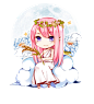 Q版人物 女 现代 免抠