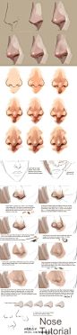 绘图+绘鼻子步骤3【五官的鼻子】sai板绘 + 速写手绘 + 零开始

该是多无情，对ta如此波澜不惊？ 乄【 百念皆灰】