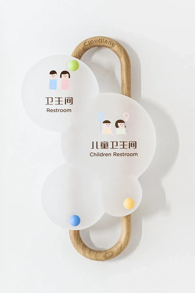 一个幼儿园的标识导视，90分的设计～