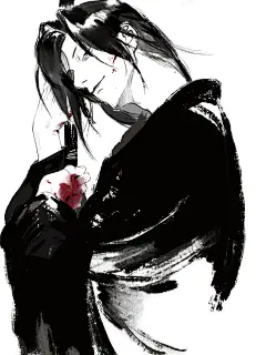 临摹练习 黑白水墨人物 - 小红书