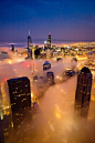 Foggy Night, Chicago, Illinois