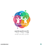 어린이집 로고 일러스트 ai 샘플 daycare center logo -  Urbanbrush