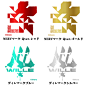EVA新劇場版：Q中的NERV标志 Qver、以及WILLE标志的贴纸