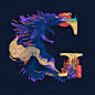 type monsters creatures A-Z alphabets mythology Folklore Character design  Legendary 36 days