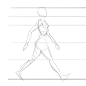 Walk animation test by Kuvshinov-Ilya