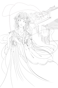 奈奈啊奈奈唷采集到汉服插画