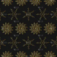雪花,四方连续纹样,华丽的,纺织品,华贵,雪,壁纸,自然美,复古