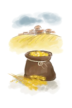 稻穗稻田稻米水稻粮食素材