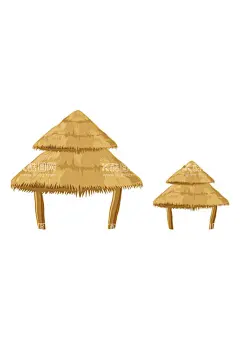 茅草屋  - 源文件下载【酷图网】茅草屋,茅草屋矢量,茅草屋插画,插画茅草屋,草屋,