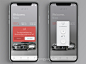 智能汽车官方APP界面设计 LUNAR App Mobile Template 每日UI源文件分享-UI 素材-@美工云(meigongyun.com)