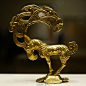 #看展览# 国家博物馆的丝绸之路展再有两周就要结束，还没去过的同学抓紧吧，这种级别的文物开会一辈子也看不到几次哦。主页君每天午餐时间骑车去刷国博已经上瘾。。。放个丝路土豪金系列吧。先来草原风@北坤人素材