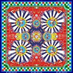 大牌方巾  - 源文件下载【酷图网】大牌,矢量,手绘,花朵,数码,