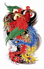 Oriental Traditional Phoenix Beauty Sexy Makeup Body Art 3D Waterproof Temporary Tattoo Stickers  http://ali.pub/uylif: