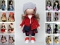 Cloth doll Fabric doll Tilda doll Rag doll Textile doll Muñecas Handmade doll Bonita doll Art doll Red doll Soft doll Baby doll by Irina E : Cloth doll Fabric doll Tilda doll Rag doll Textile doll Muñecas Handmade doll Bonita doll Art doll Red doll Soft d