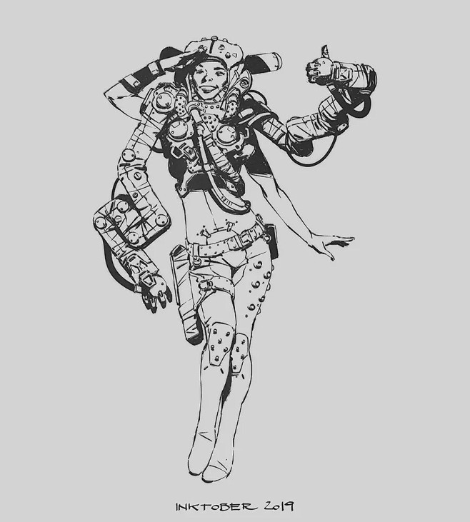 giorgio baroni科幻主题角色...