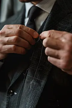 AI数字艺术西装定制西服店摄影图-众图网