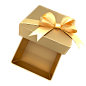 —Pngtree—3d golden holiday gift box_5524578