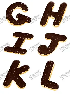 手绘甜甜圈食物糖衣英文字母组合 【酷图网】公告,海报素材,合集,看群,商用,食物,手绘,糖衣,糖衣英文字母,甜点,甜甜圈,英文字母