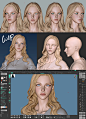BJD doll head - Lisa, Nayoun Keara Kim : Hi :) this is my 2nd female Ball-jointed doll head work, Lisa.
I put some additional touch onto the final sculpt for better render output, and now I'm focusing on R&D version of her with Blender.

You can meet 