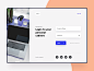 登录社交网络笔记本电脑蓝色草图 Sketchapp unsplash ui 布局网站 web 产品输入表单登录登录 001 每日 ui