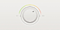 clean simple white volume knob - ui design