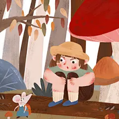 小红帽绘本系列 | 桃子酱插画 - 原创作品 - 涂鸦王国插画