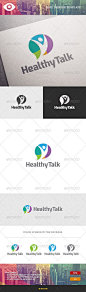 Healthy Talk Logo - Humans Logo Templates@北坤人素材
