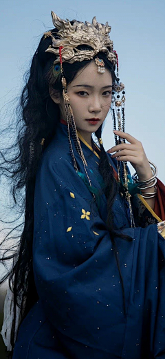 古装女-花瓣网|陪你做生活的设计师 | 狐涯 采集@别致的七